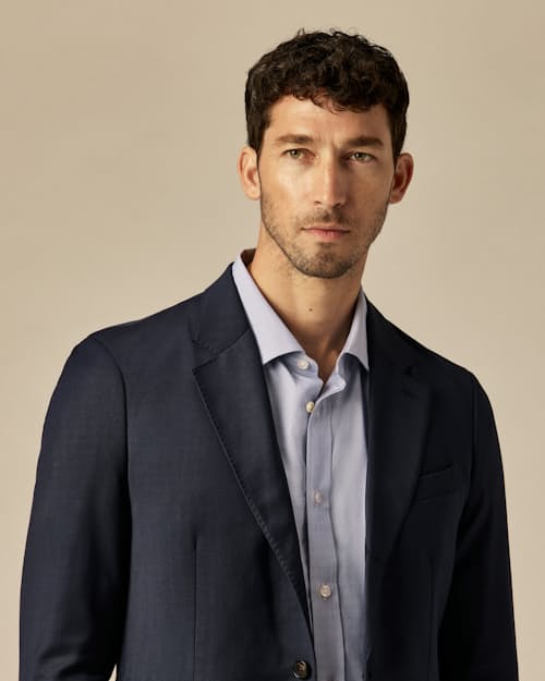 on model image of Rosedale Classic Patch Pocket Suit Jacket