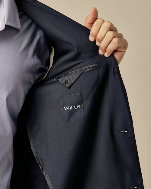 on model image of Rosedale Classic Patch Pocket Suit Jacket