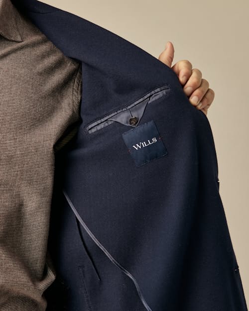 on model image of Knitted Sportcoat