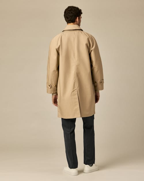 on model image of Trench Coat
