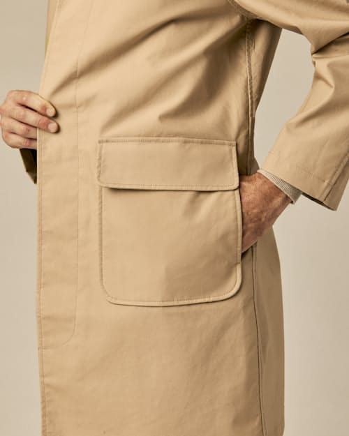 on model image of Trench Coat