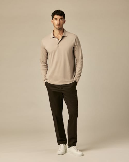 on model image of Daily Driver Chino - HB Straight