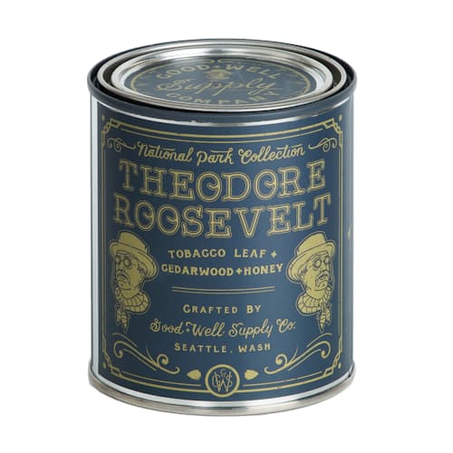laydown image of Theodore Roosevelt Candle