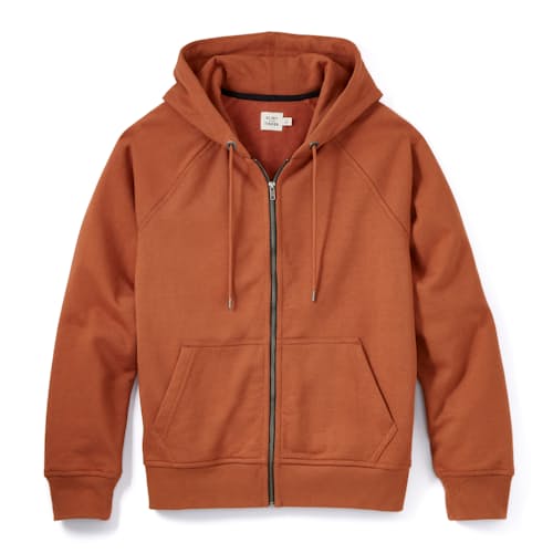 laydown image of 10-Year Full Zip Hoodie