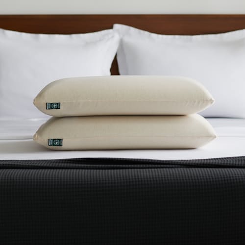 laydown image of Zoned Dough Pillow + CBD Oil - Queen