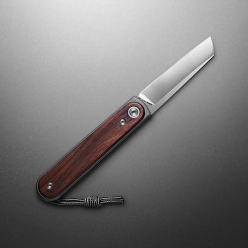 laydown image of The Duval Pocket Knife - Straight