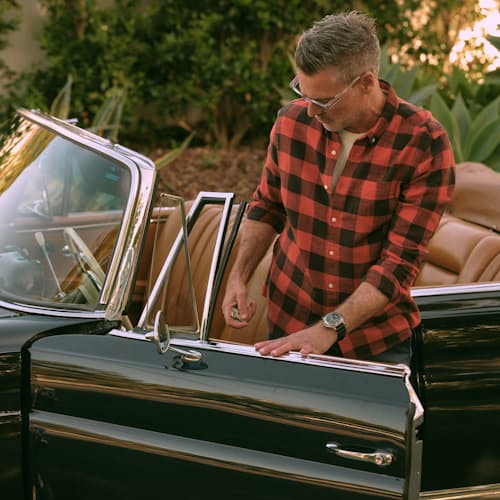 laydown image of Slub Flannel
