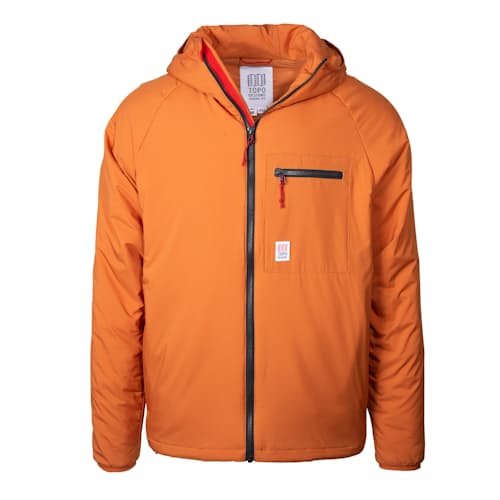 laydown image of Puffer Hoodie