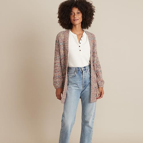 laydown image of Women's Ontario Cardigan