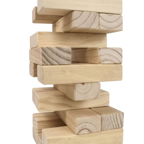 laydown image of Giant Wooden Tumbling Timbers