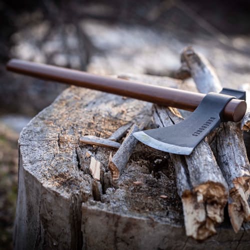 lifestyle image of Woodsman Field Hatchet