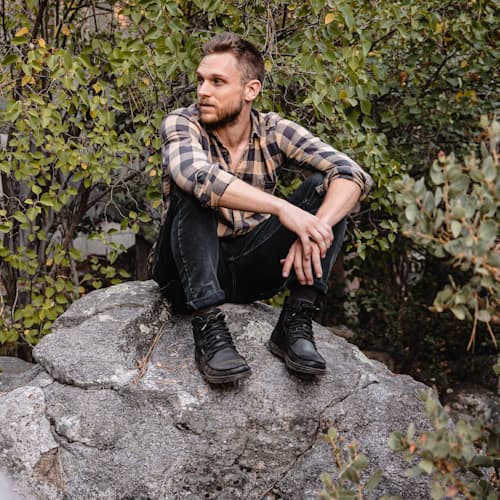 lifestyle image of Boulder Waterproof Hiking Boot