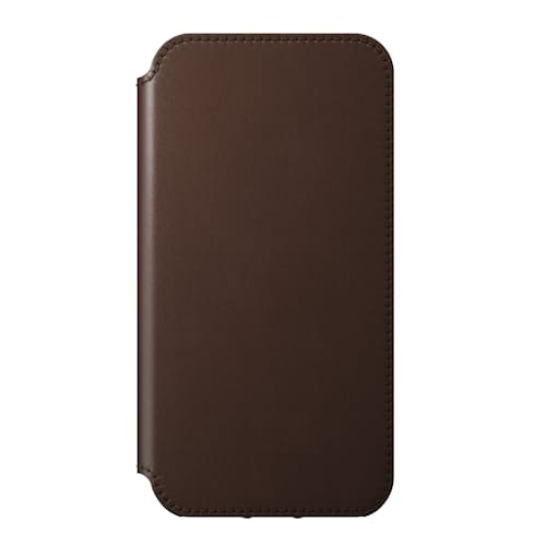 laydown image of Rugged Leather Folio iPhone 12 /iPhone 12 Pro Case