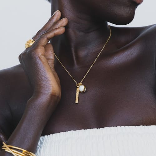 laydown image of Safiri Charm Necklace