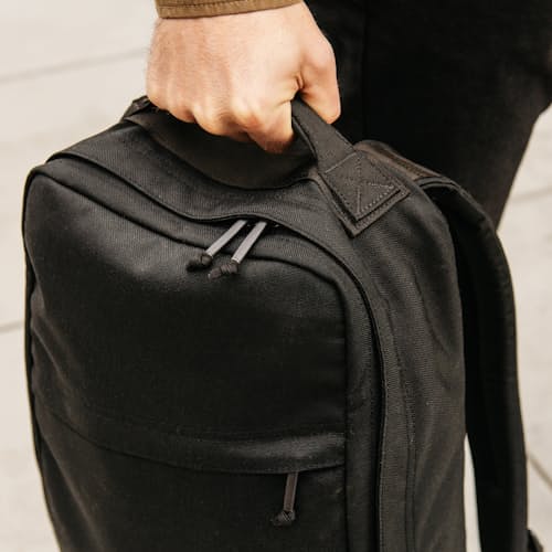 lifestyle image of Huckberry X GORUCK GR1 Slick Backpack - 26L