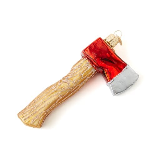 laydown image of Axe Ornament