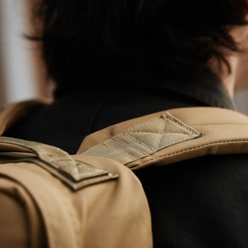 laydown image of Huckberry X GORUCK GR1 Slick Backpack - 26L
