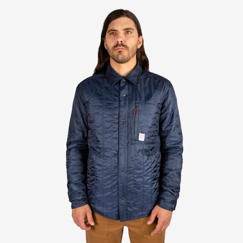 laydown image of Insulated Shirt Jacket