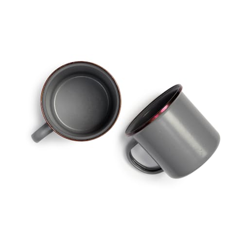laydown image of Enamel Cup Set