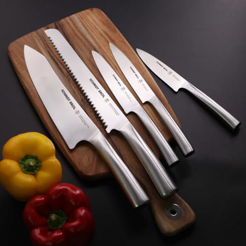 laydown image of 6 Pc Knife Block Set