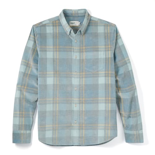 laydown image of Organic Corduroy Button Down Shirt