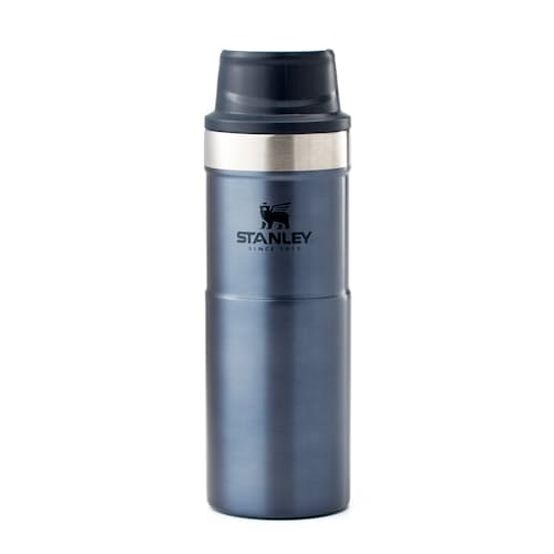 laydown image of Classic Trigger Action Travel Mug (16oz)