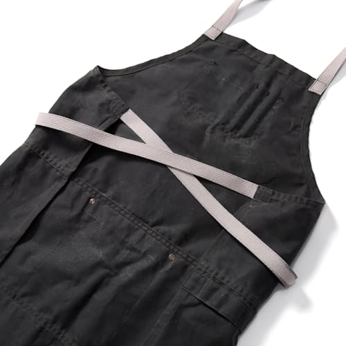 laydown image of Brad Leone Waxed Apron