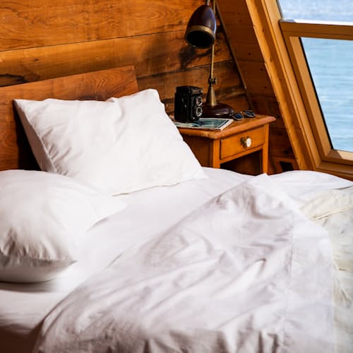 laydown image of Pure Washed Cotton Sheet Set - King