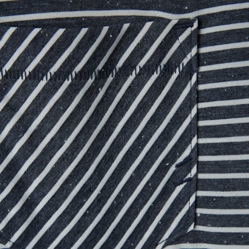laydown image of Melange Stripe Tee