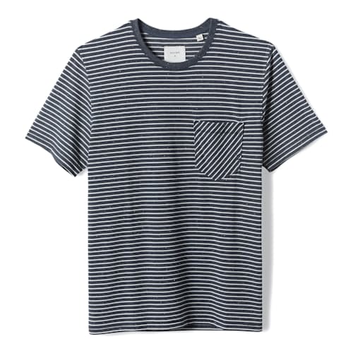 laydown image of Melange Stripe Tee