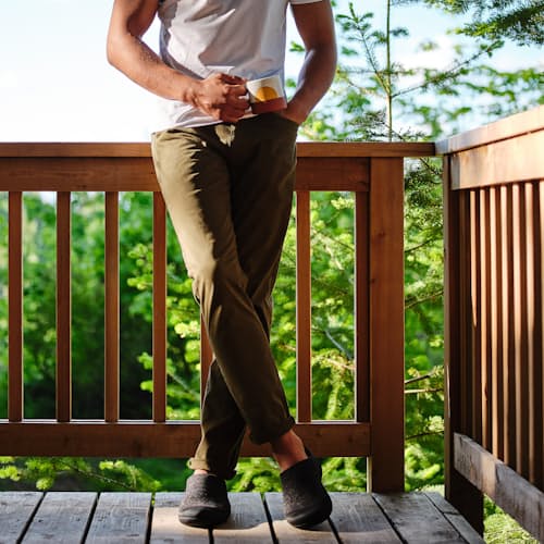 lifestyle image of Wool Outdoor Slipper