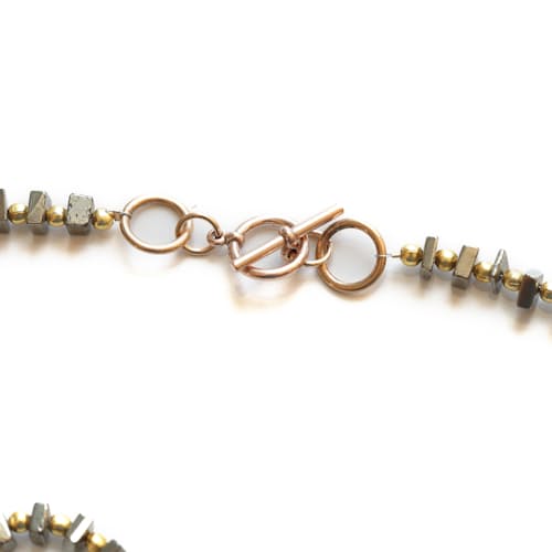 laydown image of Black Tourmaline Ceremony Necklace