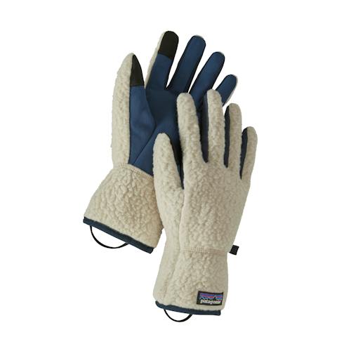 laydown image of Retro Pile Gloves