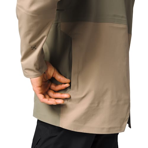 laydown image of Escape and Explore Rain Jacket