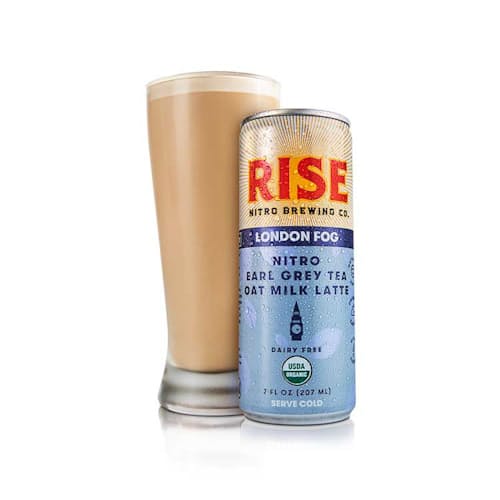 laydown image of Nitro Earl Grey Tea - London Fog 12 pack