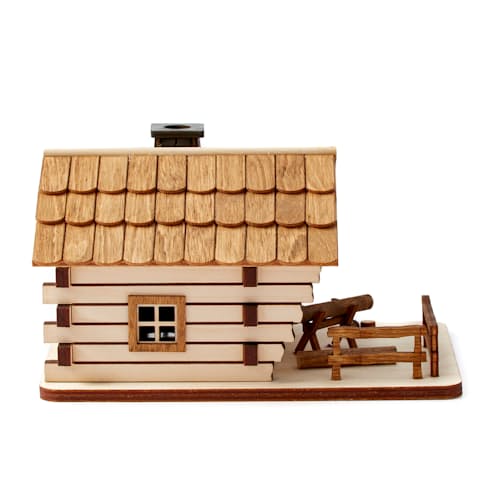 laydown image of DIY Hidden Hut and Incense Set