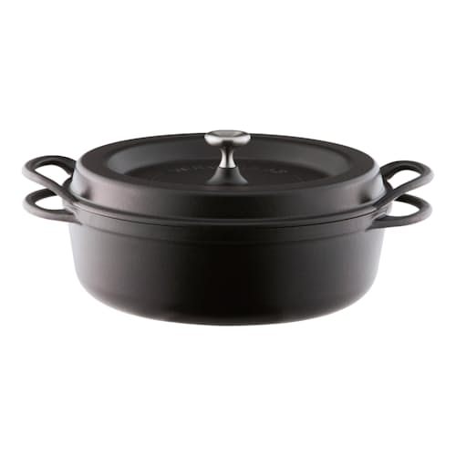laydown image of Shallow Oven Pot - 3.9 qt