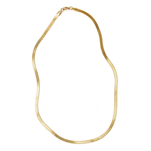 laydown image of Women's Herringbone Choker Necklace