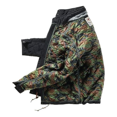 laydown image of Quilted Insulated Tanker Jacket - Exclusive