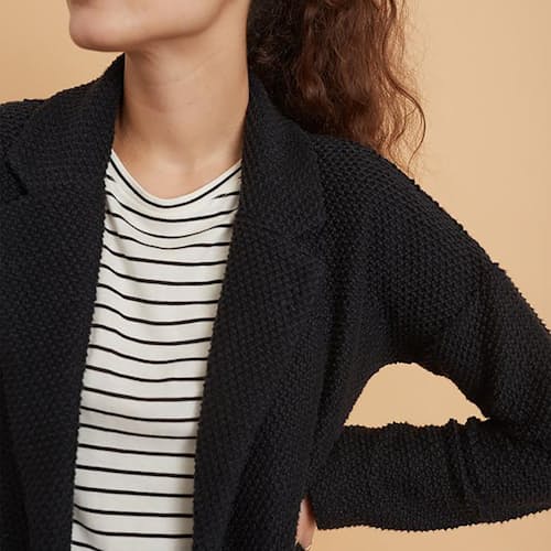 laydown image of Women's Birdseye Coat