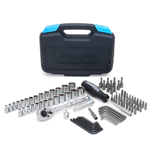 laydown image of 140 Piece Mechanics's Tool Set