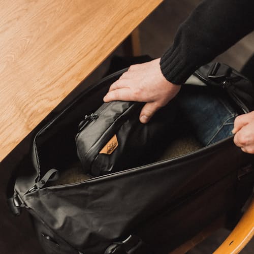 laydown image of Tech Pouch - Huckberry Exclusive