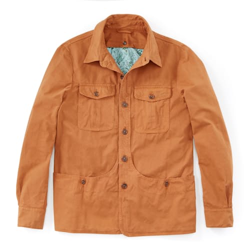 laydown image of Canvas Shirt Jacket