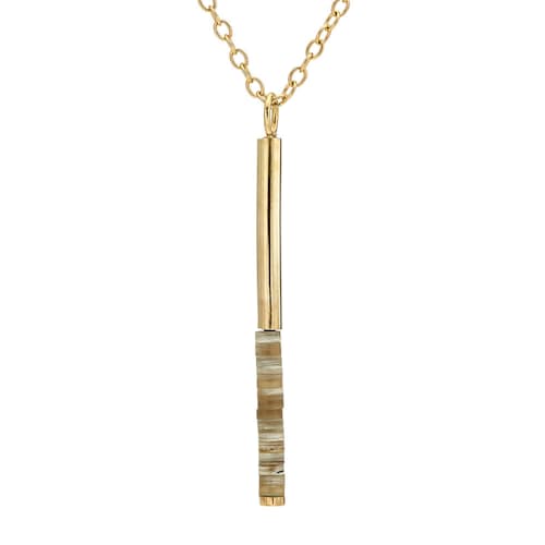laydown image of Karamu Horn Pendant