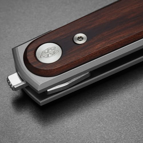 laydown image of The Duval Pocket Knife - Straight