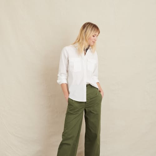 laydown image of Women's Georgie Pocket Shirt