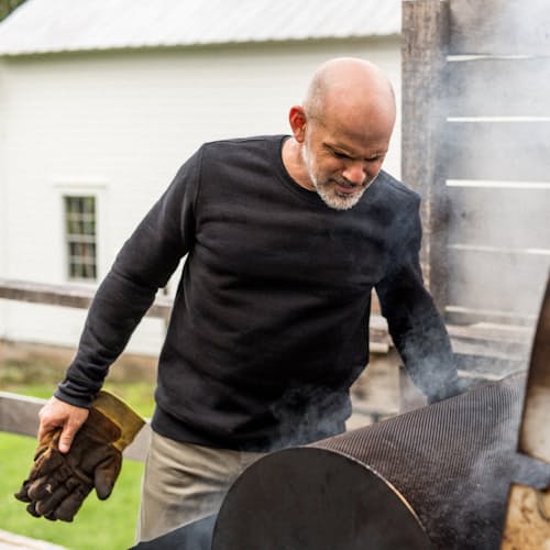 lifestyle image of 10-Year Crewneck Sweatshirt