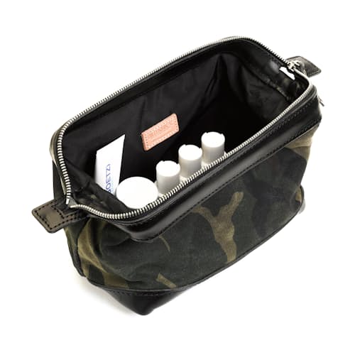 laydown image of No. 477 Carryall Toiletry Bag
