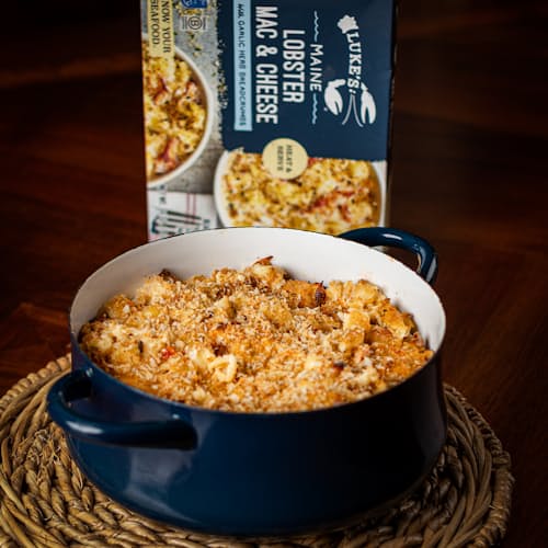 laydown image of Lobster Mac & Lobster Rolls