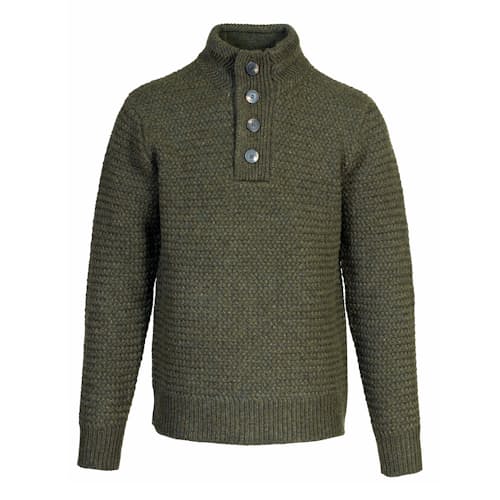 laydown image of Funnel Neck Military Sweater